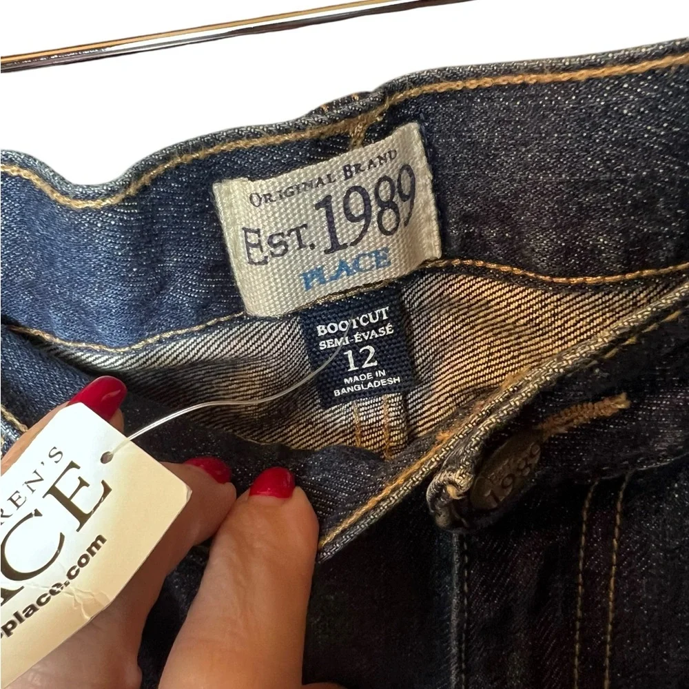 Children’s Place Straight Jeans Size 12‎ Liberty Blue Denim Boys Pants